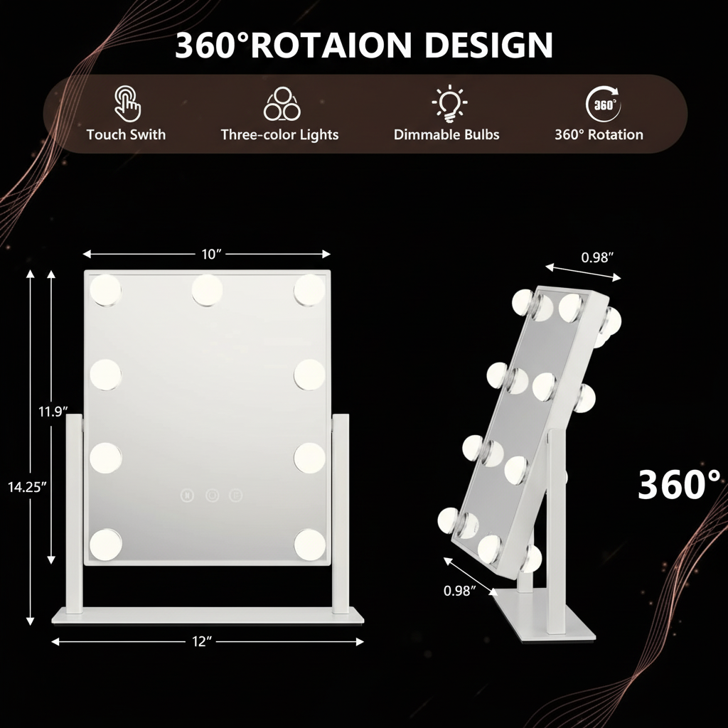 360° Rotation - czarne tło